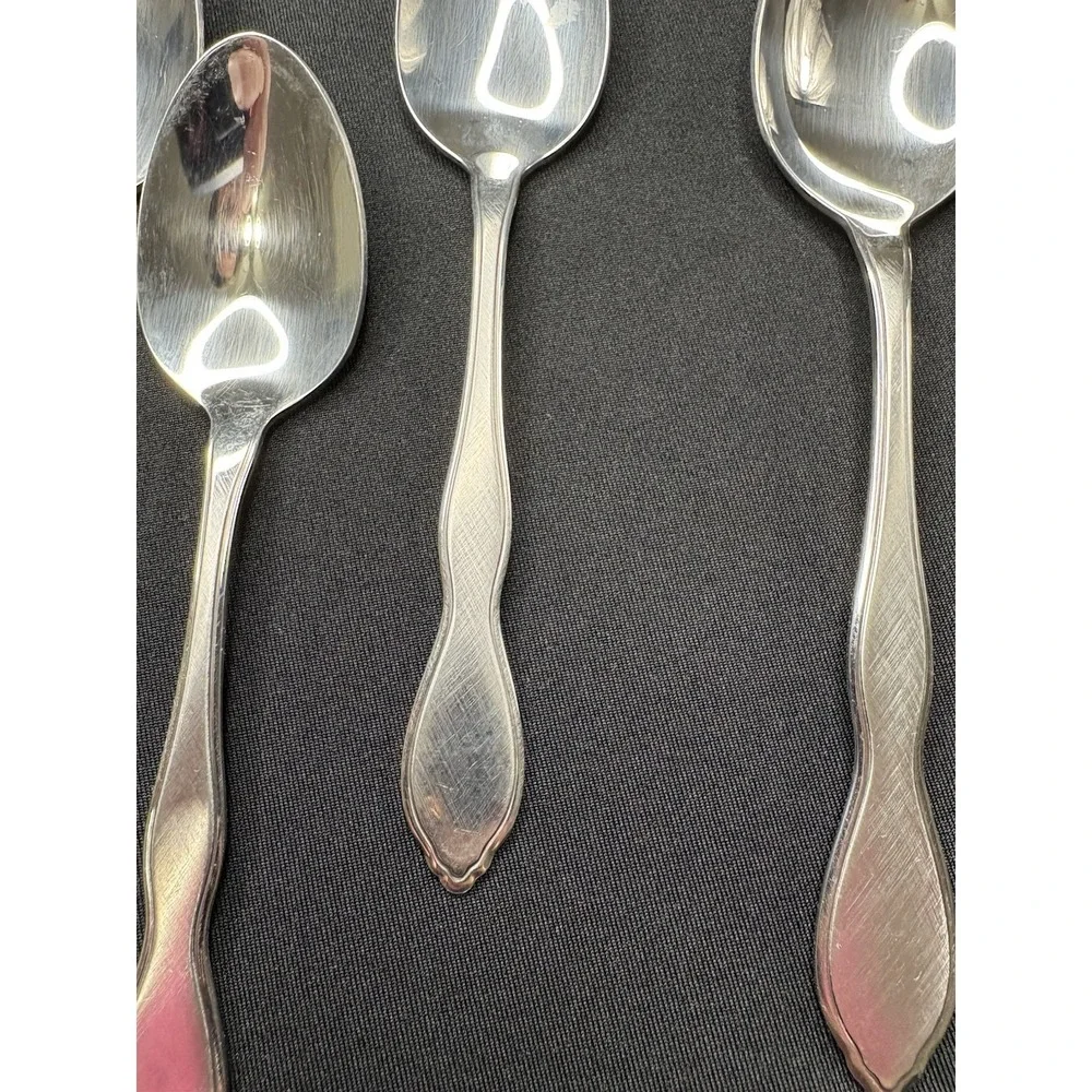 Oneida 1881 Rogers‎ TWILIGHT Burnished Stainless Teaspoon Tablespoon Lot 13